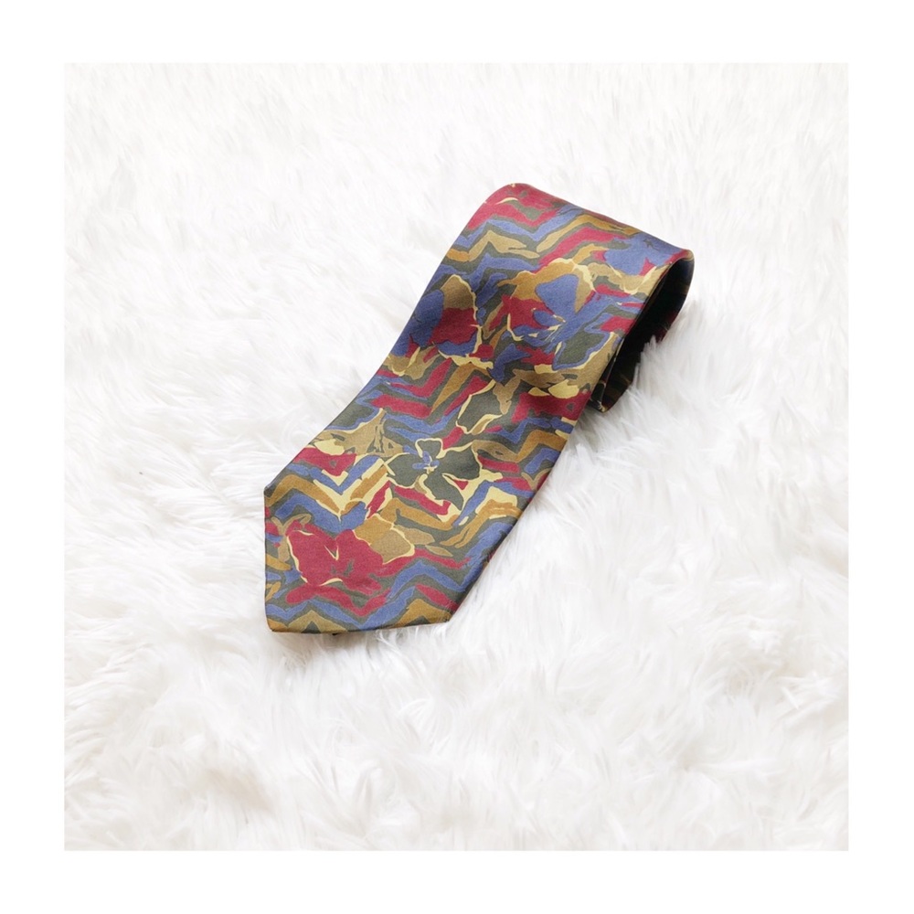 Fendi Camouflage Print Silk Dress Tie Mint - Picture 1 of 5